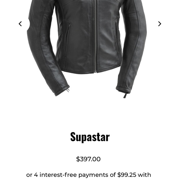 First Manufacturing co leather motorcycle jacket - Picture 6 of 8